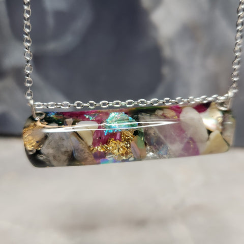 Piezoelectric Sacred Heart Collection 925 Silver Dainty Necklace