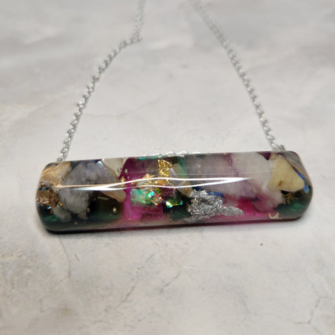 Piezoelectric Sacred Heart Collection 925 Silver Dainty Necklace