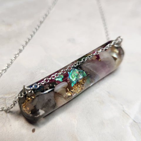 Piezoelectric Sacred Heart Collection 925 Silver Dainty Necklace