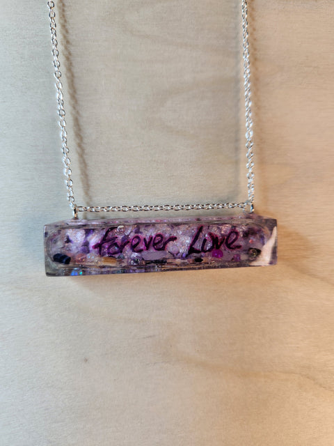 Forever Love — Full Enhydro Piezoelectric Bar Necklace