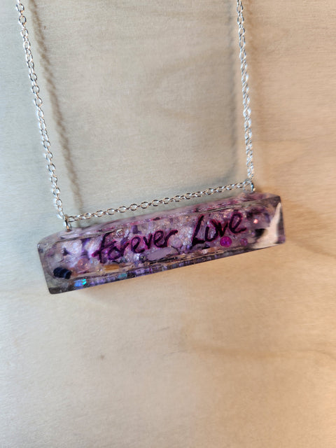 Forever Love — Full Enhydro Piezoelectric Bar Necklace