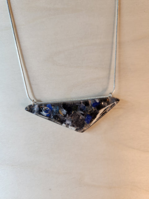 Third Eye — Full Enhydro Piezoelectric Triangle Necklace