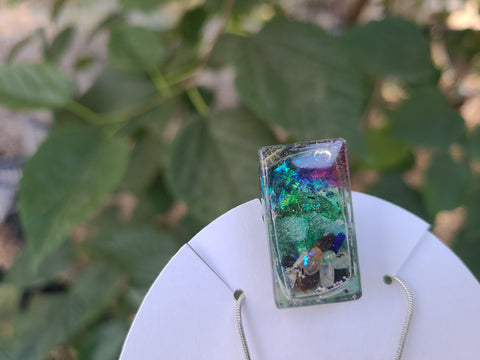 Third Eye Inner Light Full Enhydro Ring & Necklace Set