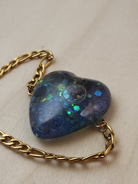 Large Full Enhydro Mermaid Dream Piezoelectric Heart Bracelet
