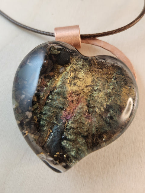 Redwood Love Enhydro Copper Piezoelectric Necklace