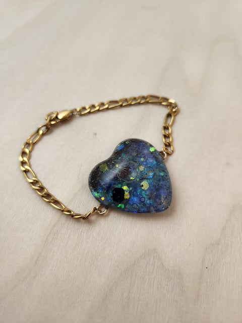 Large Full Enhydro Mermaid Dream Piezoelectric Heart Bracelet
